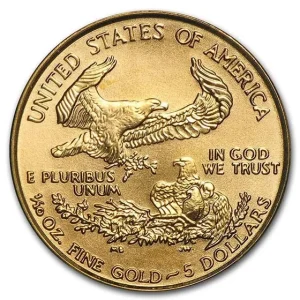 1 10 oz american gold eagle coin bu random year 4 obv 3