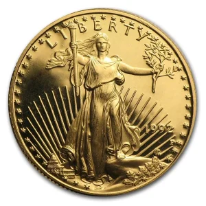 1 2 oz proof american gold eagle random capsule only 32755 Obv