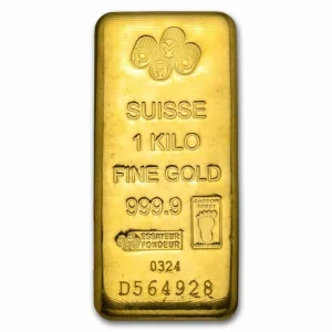 1 kilo Gold Bar – PAMP Suisse best 4 1 kilo gold bar pamp suisse cast w assay 73950 slab 600x600 1