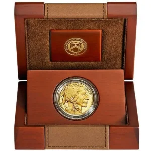 1 oz Proof Gold Buffalo Boxes RY type1