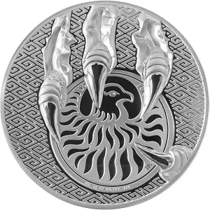 10 oz majestic eagle silver round high relief rev 1