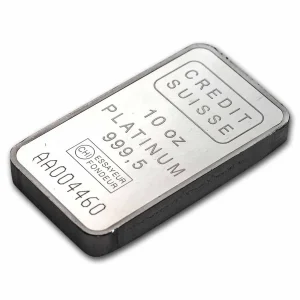 10 oz platinum bar secondary market 999 fine 8550 obv 1 1