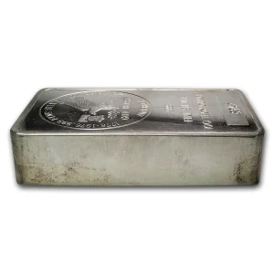 100 oz silver bar tri state mint 22535 rev