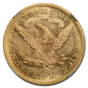 1867 $10 Liberty Gold Eagle MS-60 NGC Best 3 1867 10 liberty gold eagle ms 60 ngc 287610 Rev 600x600 1