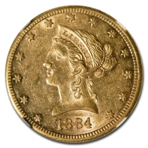 1884 cc 10 liberty gold eagle au 55 ngc 187983 Obv 600x600 1