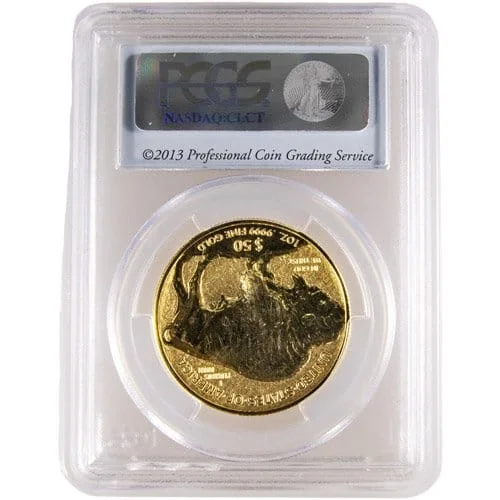 2013-W 1 oz Reverse Proof American Gold Buffalo Coin PF70/PR70 (Varied Label PCGS or NGC)