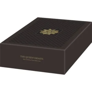 2021 1 Kilo Proof British Silver Queens Beast Collection Coin box1