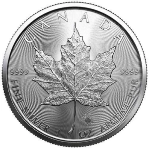2021 silver canadian maple leaf rev