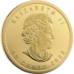 2022 25 Gram Canadian Gold MapleGram 25x 1g rev1