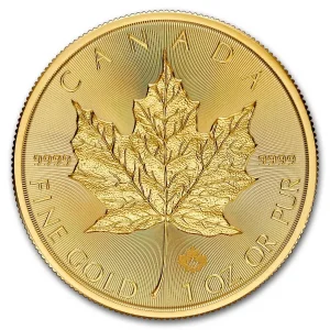 2025 canada 1 oz gold maple leaf bu 303857 obv 2