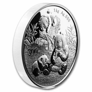 2025 china 1 kilo silver panda proof w box coa 309824 rev