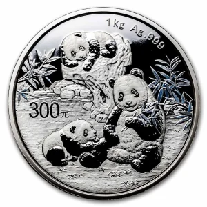 2025 China 1 kilo Silver Panda Proof