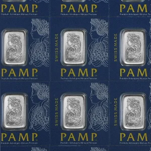 25x1 gram platinum bar pamp suisse multigram25 in assay 96246 Rev