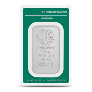 Home 196 100 Gram Argor Heraeus Platinum Bar