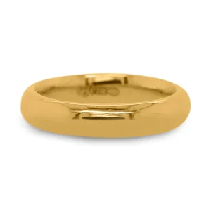 Nebü 10.85g 24K Mens Curved Ring Size 9.5