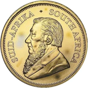 1 oz South African Gold Krugerrand Coin (Random Year Abrasions)