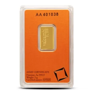 5 Gram Valcambi Gold Bar best