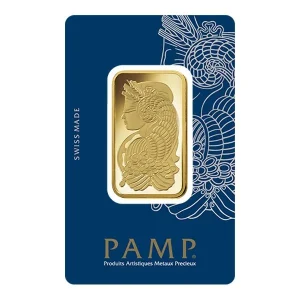 Pamp Suisse 1 oz Gold Fortuna Bar Reverse 1