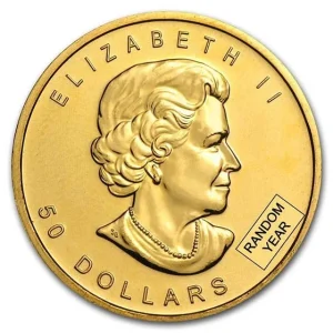 canada 1 oz gold maple leaf 9999 fine bu random year 9 Rev 1
